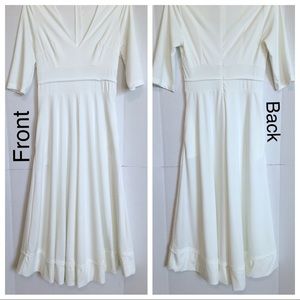 🎀Beautiful Plain White Dress🎀